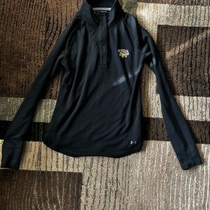 Under Armour Black Long Sleeve Top with Logo